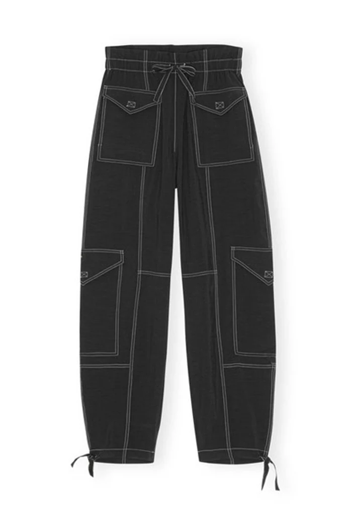 LIGHT SLUB PANTS - Image 4
