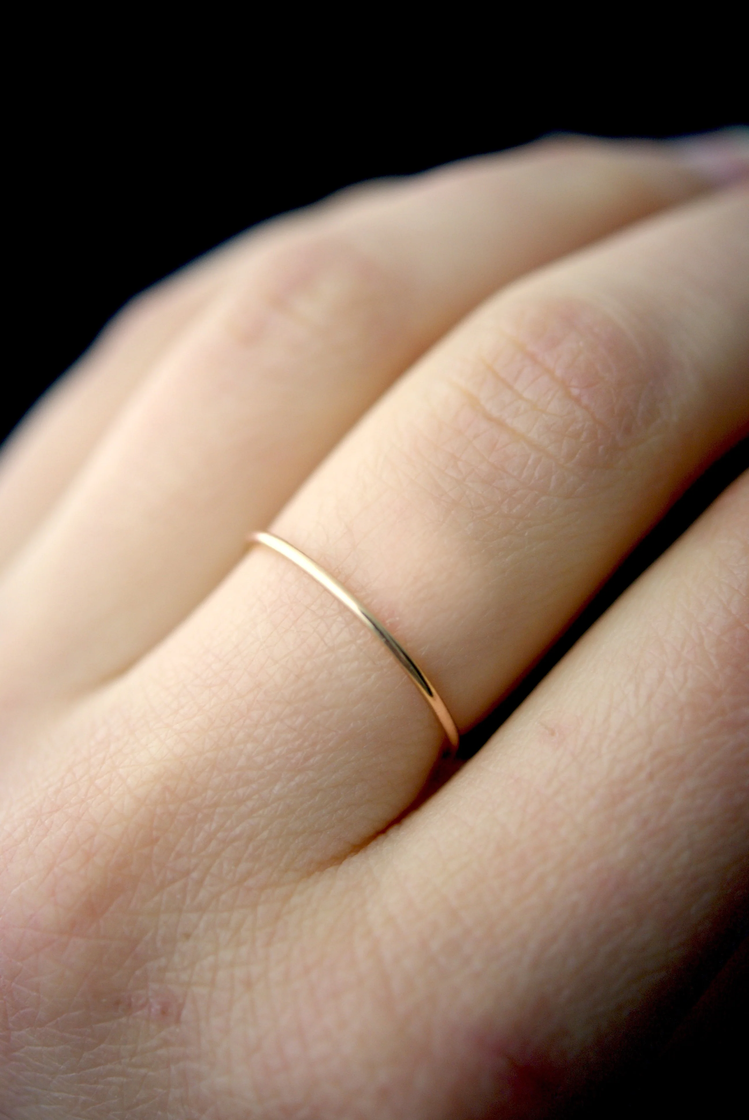 SMOOTH MEDIUM STACKING RING - Image 3